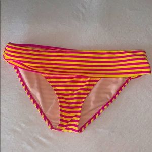 Striped Folding Bikini Bottom